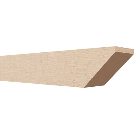 Ekena Millwork 4in. W x 4in. H x 20in. L Concord Woodgrain TimberThane Rafter Tail, Primed Tan RFTUR04X04X20CONRCPR
